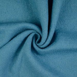 Wollwalk - Walkloden Stoff in aqua (col. 0073) aus 100% mulesingfreie Wolle