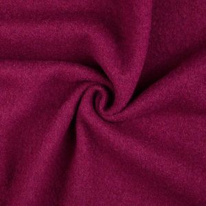 Wollwalk - Walkloden Stoff in fuchsia (col. 5021) aus 100% mulesingfreier Wolle