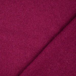 Wollwalk - Walkloden Stoff in fuchsia (col. 5021) - mulesingfrei