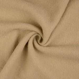 Wollwalk - Walkloden Stoff in hellbeige (col. 5006) aus 100% mulesingfreier Wolle