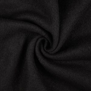 Wollwalk - Walkloden Stoff in schwarz (col. 8100)