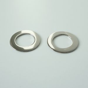 Runder Schmuckring aus Metall - Durchlass: 28mm; 2 Stk.